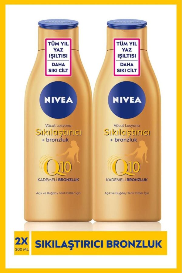 کرم سلولیت اورجینال برند Nivea مدل Toparlayıcı Bronzlaştırıcı Losyon 200ml کد 880513227