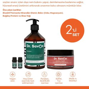 ست مراقبت از مو اورجینال برند Dr savon مدل Intensive Care Cure 2-piece Set کد 114499289
