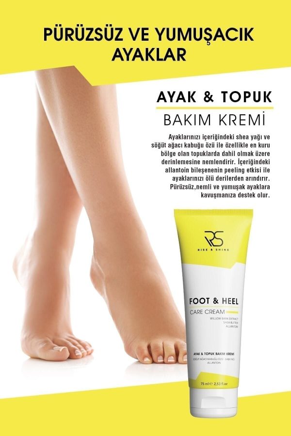 کرم پا اورجینال برند Rise and shine مدل Rise and shine foot cream کد 734351368 - Image 3