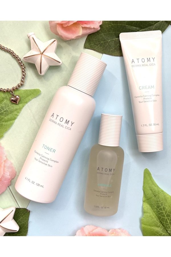 پاک کننده صورت اورجینال برند Atomy مدل Derma Real Cica 3lü Set کد 747208228 - Image 2