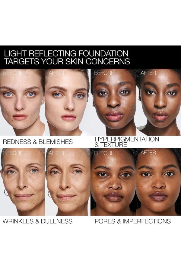 کرم فاندیشن اورجینال برند Nars مدل Light Reflecting Advanced Skincare Foundation کد 290697486 - Image 4