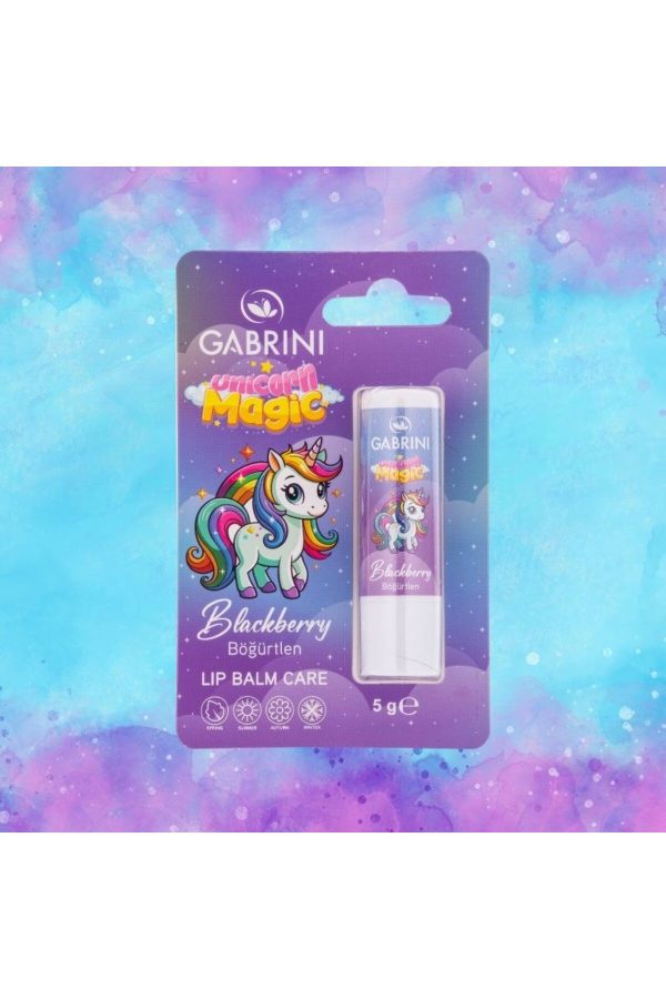 کرم لب اورجینال برند Gabrini مدل Unicorn Kids Lipcare Böğürtlen کد 881273846