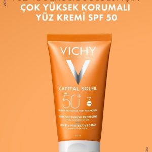 ضد آفتاب صورت اورجینال برند Vichy مدل SPF50+ Velvety Smooth Sunscreen کد 2589534