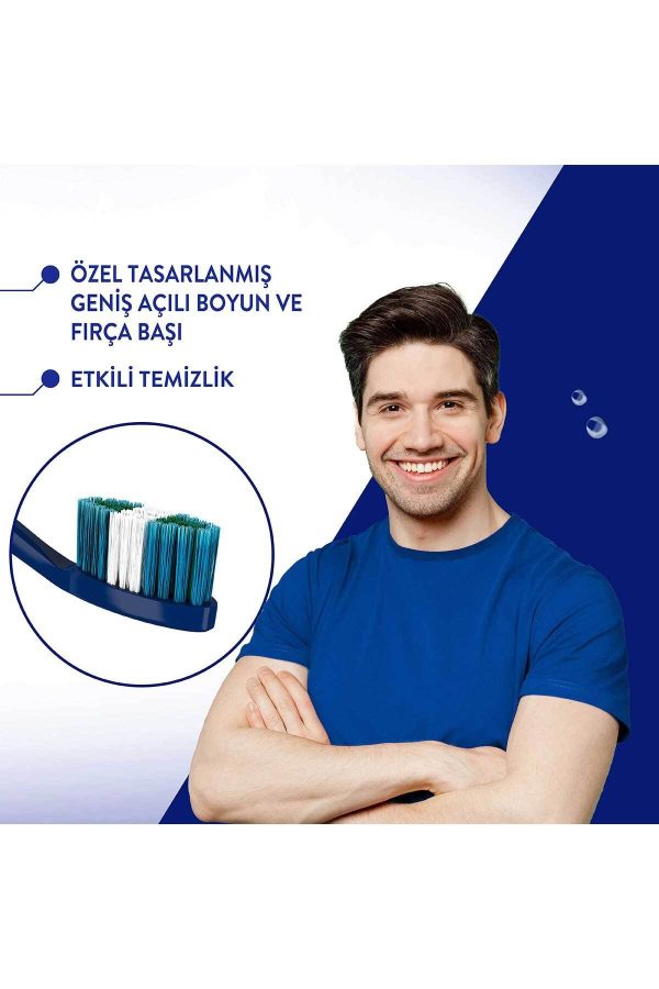 مسواک دستی اورجینال برند Signal مدل Ergonomik 1 1 X2 کد 250123926 - Image 5