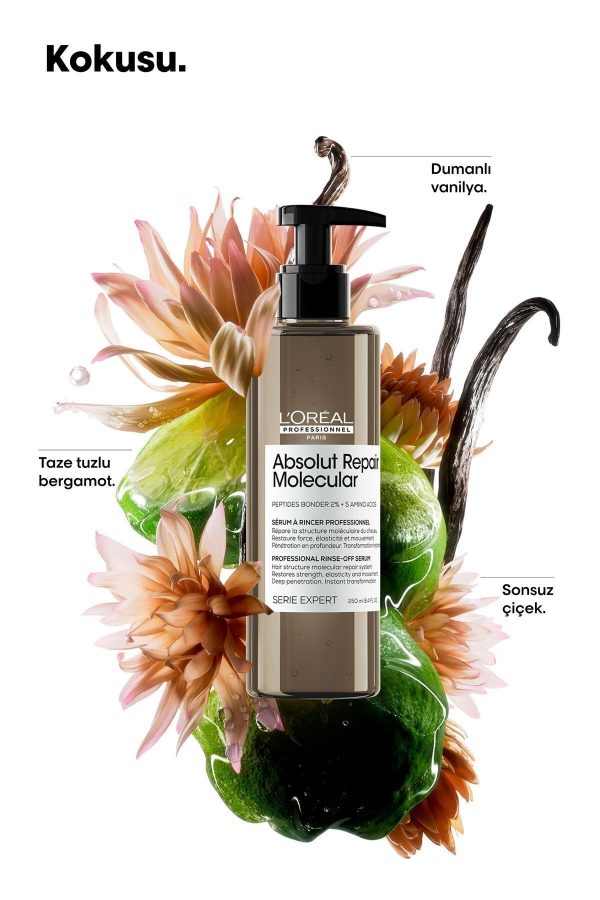 روغن و سرم مو اورجینال برند L oreal professionnel مدل Absolut Repair Molecular کد 757938032 - Image 4
