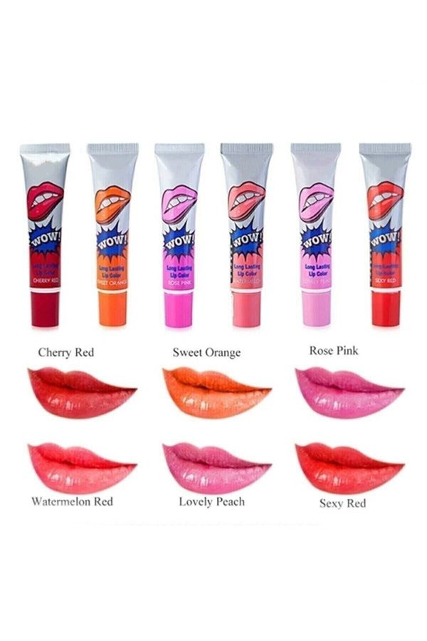 رژ لب اورجینال برند Roesia rose cosmetics مدل Kalıcı Soyulabilir 6'lı Ruj Seti کد 111226986