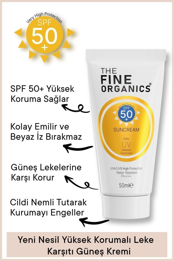 ضد آفتاب صورت اورجینال برند The fine organics کد 681176007