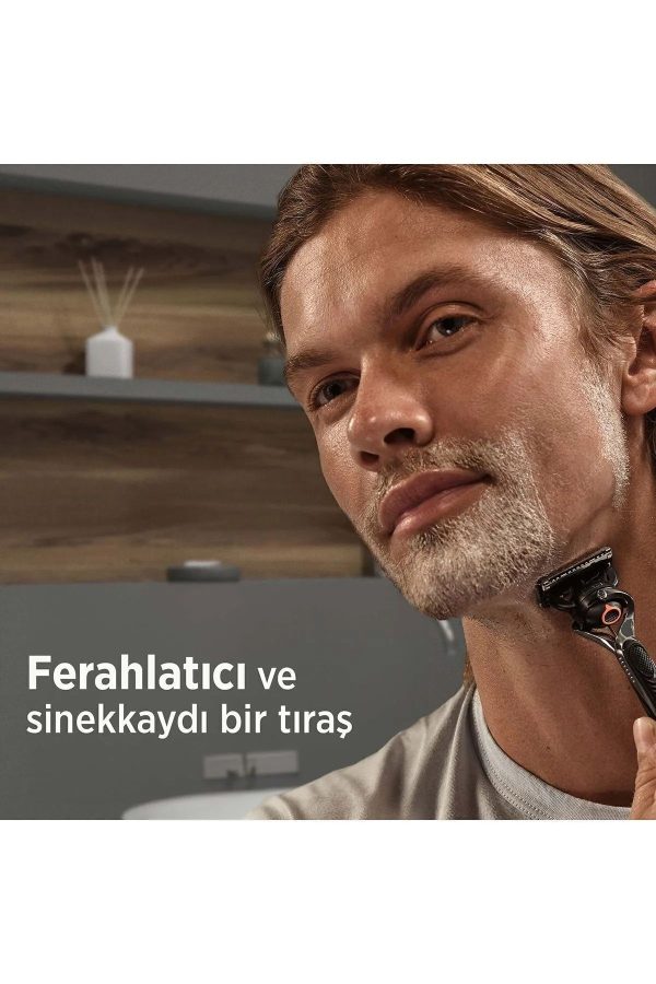 موم اپیلاسیون اورجینال برند Gillette مدل Fusion 5X Sensitive کد 847774740 - Image 4