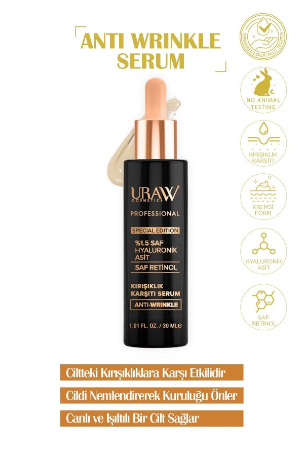 سرم پوست اورجینال برند Uraw مدل Anti-wrinkle serum کد 455421739