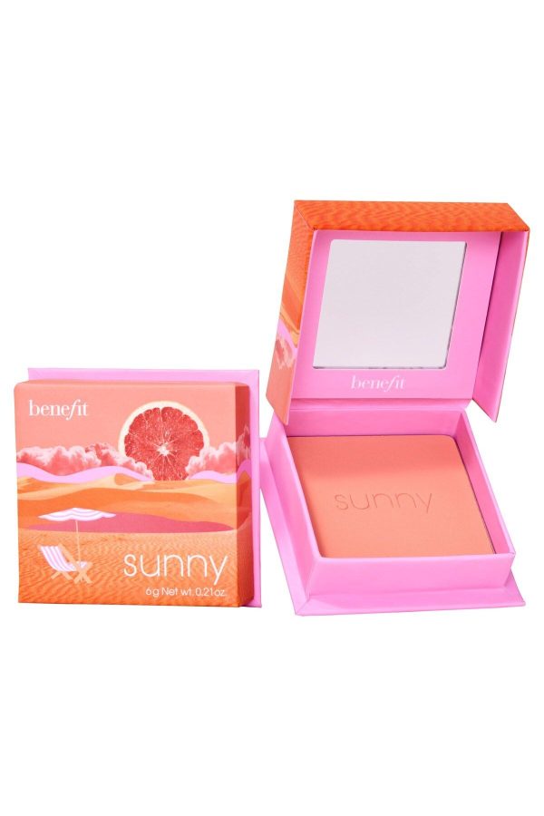 رژ گونه اورجینال برند Benefit cosmetics مدل Sunny Pembe Mercan Tonlarda Allık کد 760596108