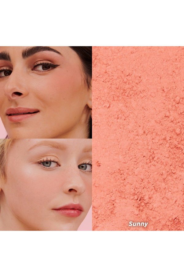 رژ گونه اورجینال برند Benefit cosmetics مدل Sunny Pembe Mercan Tonlarda Allık کد 760596108 - Image 3