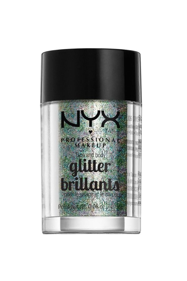 کرم بدن اورجینال برند Nyx professional makeup مدل Face & Body Glitter Crystal کد 1018645 - Image 2