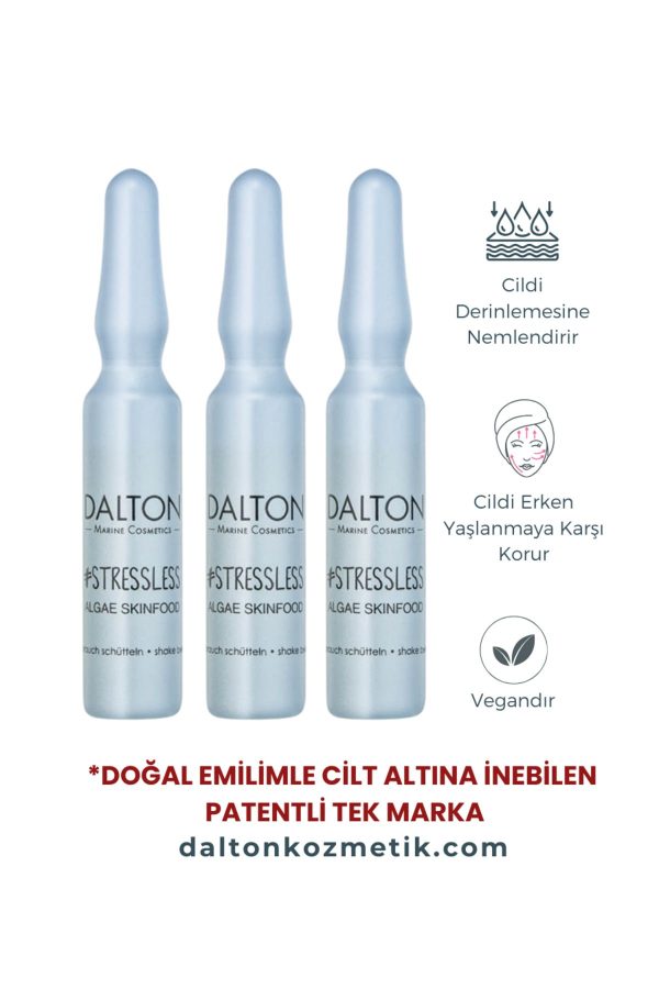سرم پوست اورجینال برند Dalton marine cosmetics مدل Stressless 3 Lü Ampul کد 306236665 - Image 5