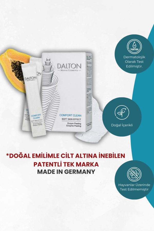لایه بردار اورجینال برند Dalton marine cosmetics مدل Comfort Clean Hassas Enzim Peeling کد 66394565