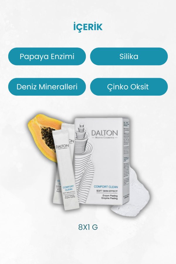 لایه بردار اورجینال برند Dalton marine cosmetics مدل Comfort Clean Hassas Enzim Peeling کد 66394565 - Image 4