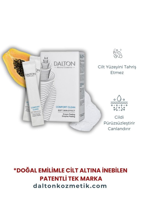 لایه بردار اورجینال برند Dalton marine cosmetics مدل Comfort Clean Hassas Enzim Peeling کد 66394565 - Image 6