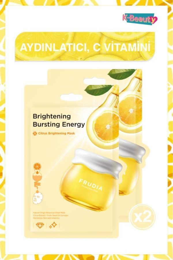 ماسک صورت اورجینال برند Frudia مدل Citrus Aydınlatıcı Yüz Maskesi کد 218164431