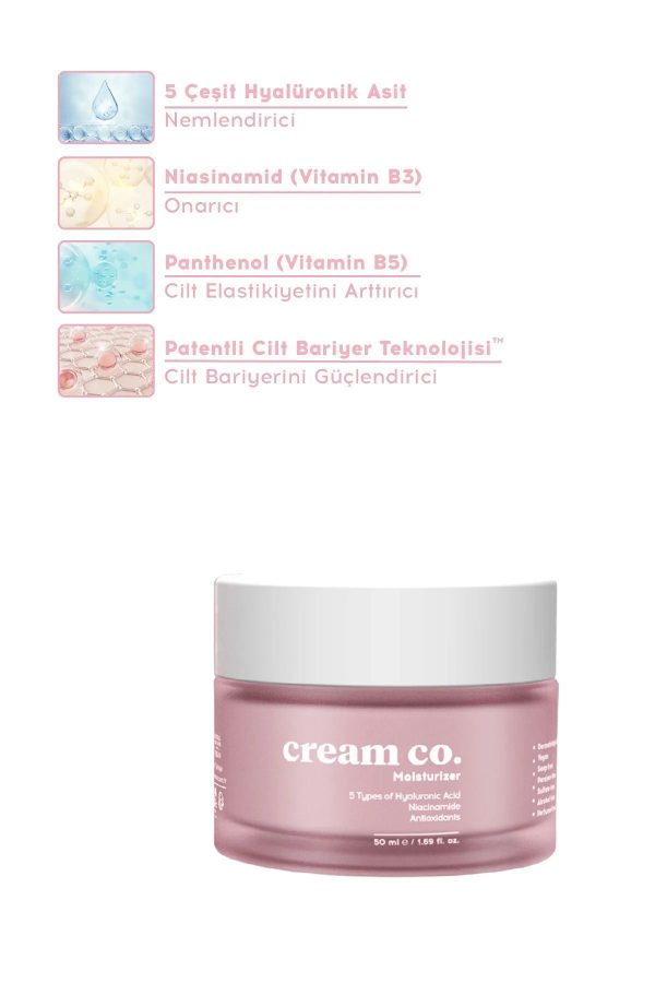 کرم صورت اورجینال برند Cream co مدل Aydınlatıcı Krem 50ml کد 870039542 - Image 3