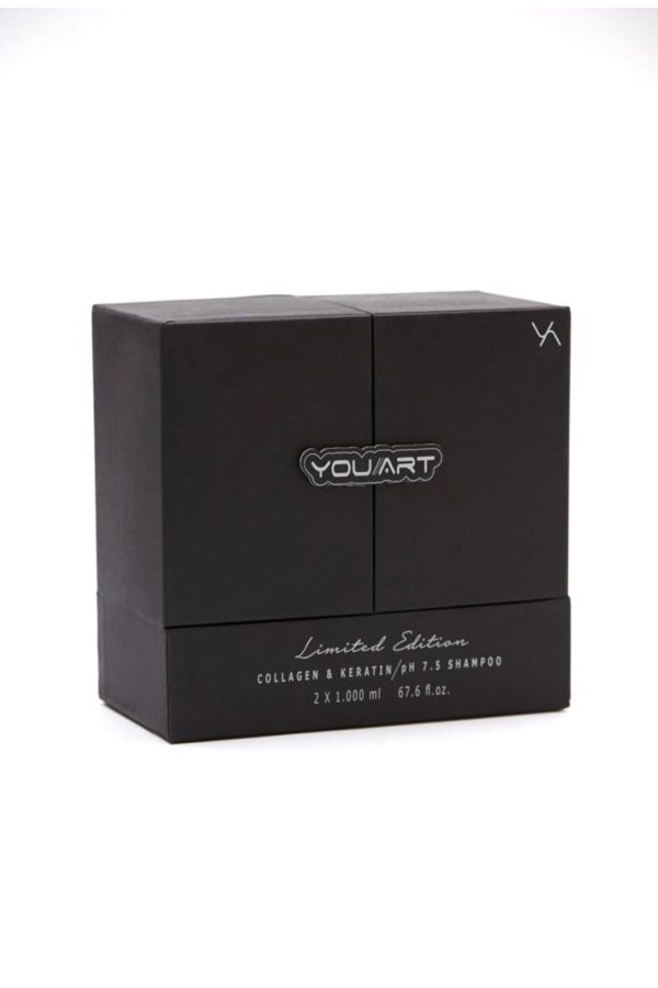 ست مراقبت از مو اورجینال برند Youart مدل Collagen Keratin 1000 ml کد 159112939