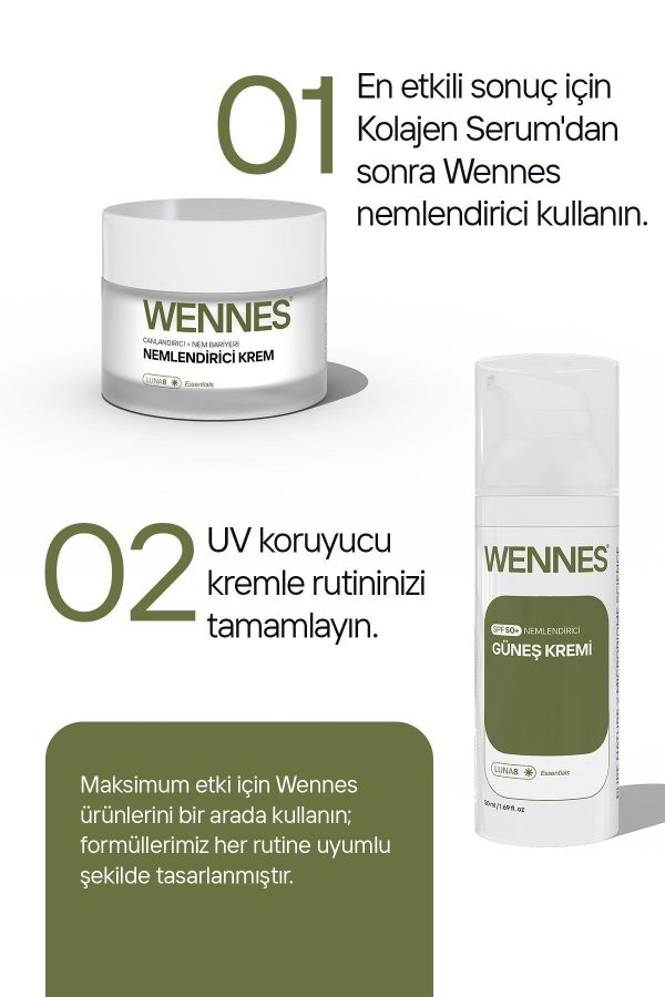 سرم پوست اورجینال برند Wennes مدل Luna8 Kolajen Serum کد 882238233 - Image 5