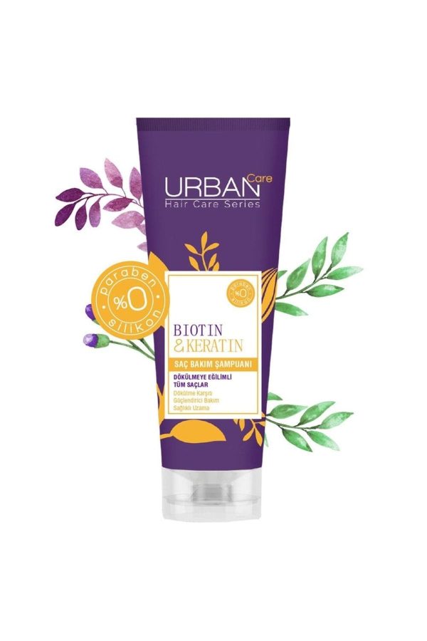 شامپو اورجینال برند Urban care مدل Biotin Keratin Shampoo 250 ml کد 661212257