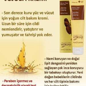 کرم بدن اورجینال برند Vivasan مدل Jojoba Cream 100ml کد 75003819