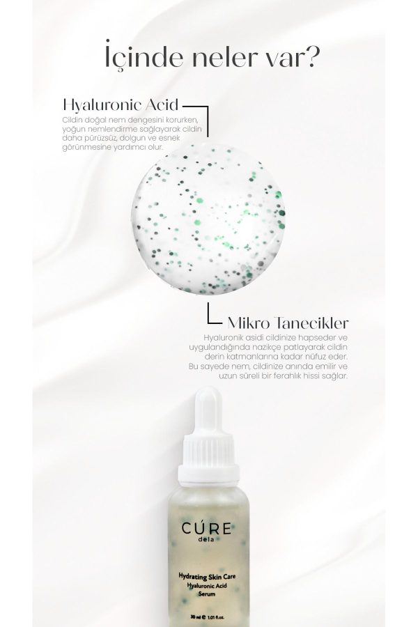 سرم پوست اورجینال برند Cure dela مدل Hydrating Serum - Hyaluronic Acid کد 863398214 - Image 5