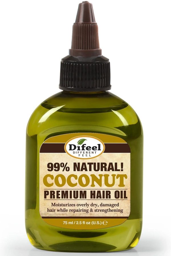 روغن و سرم مو اورجینال برند Difeel مدل Coconut Hair Oil 75 ml کد 805339682