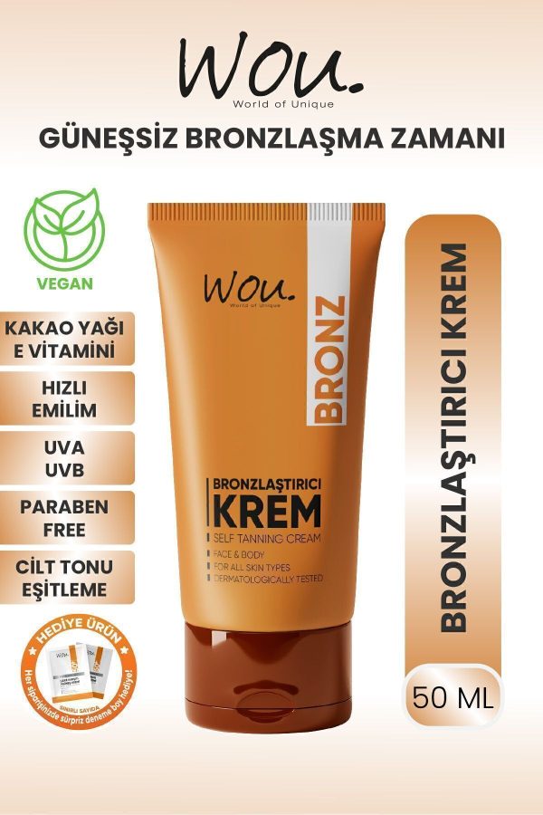 کرم برنز کننده اورجینال برند Wou world of unique کد 817841188