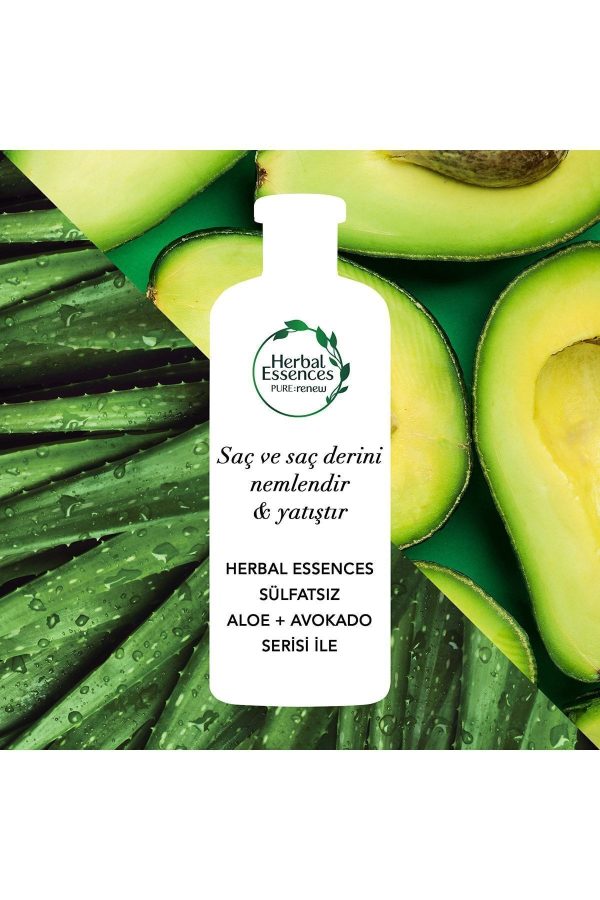 روغن و سرم مو اورجینال برند Herbal essences مدل Pure Aloe Avocado Oil 100ml کد 84185511 - Image 4