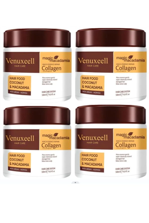 ماسک مو اورجینال برند Venuxeell مدل Onarıcı Saç Maskesi 4'lü Set کد 874353816