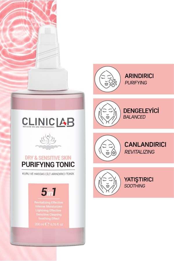 کرم جوان کننده اورجینال برند Cliniclab مدل Arındırıcı Tonik 200 ml کد 467422102 - Image 2