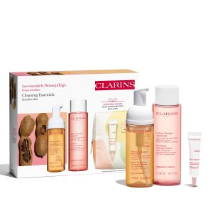 ست مراقبت از پوست اورجینال برند Clarins مدل Premium Cleansing Set Sensitive Skin کد 778724923