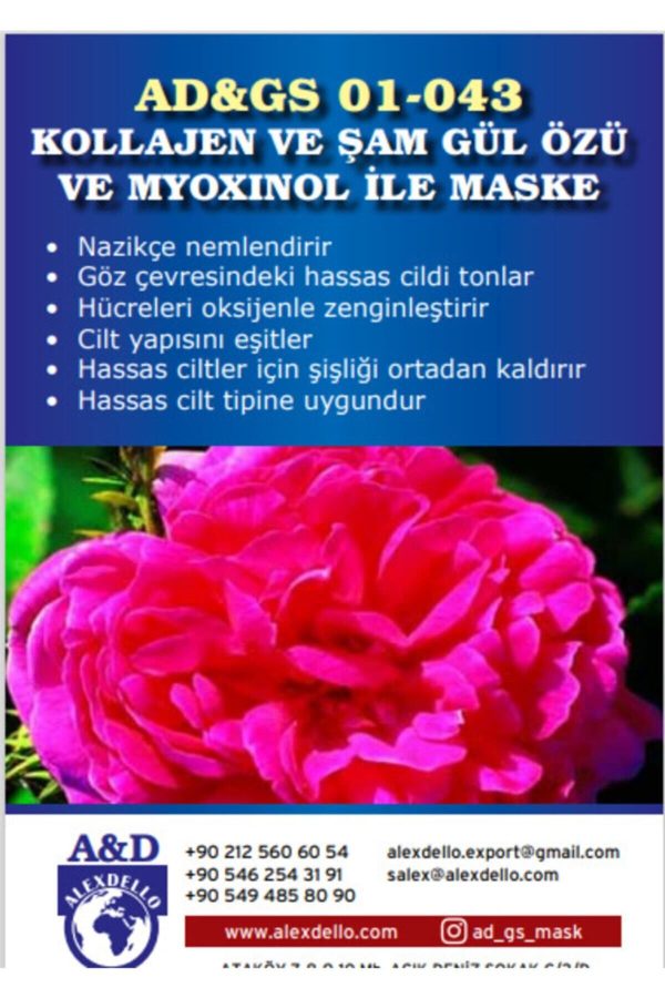 ماسک صورت اورجینال برند Alexdello yuz bakim maske کد 38892605 - Image 2