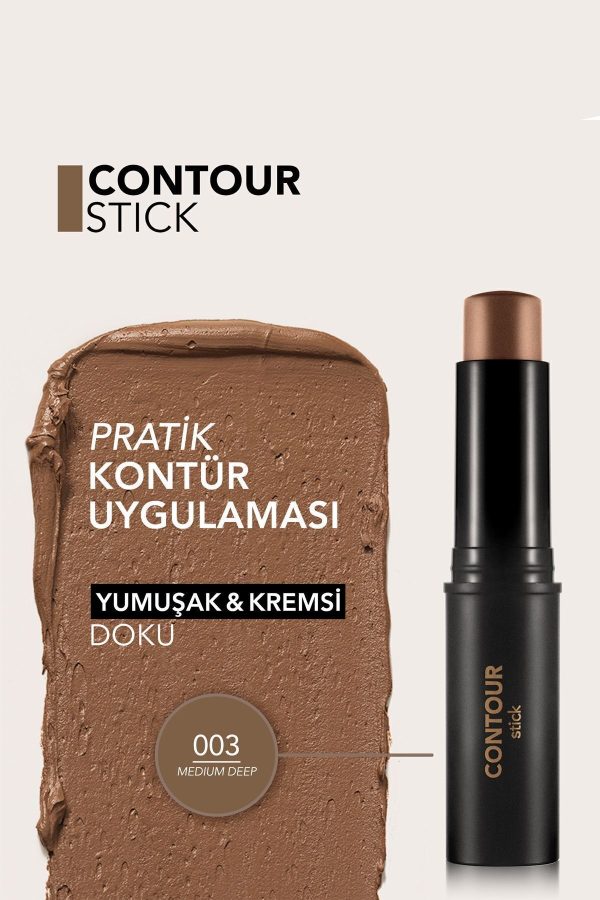 کانتور اورجینال برند Flormar مدل Yumuşak Dokulu Stik Kontür کد 3781805 - Image 5