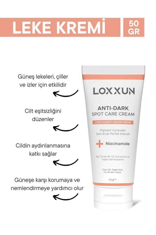 کرم صورت اورجینال برند Loxxun مدل Leke Kremi 50gr کد 123429996