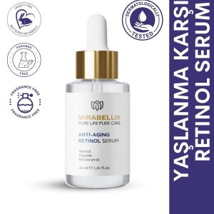 سرم پوست اورجینال برند Mirabellix مدل Yaşlanma karşıtı Retinol Serum کد 853649689