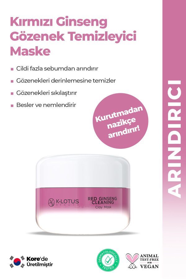 ست مراقبت از پوست اورجینال برند K lotus beauty مدل 3'lü Etkili Bakım Maske Seti کد 882280091 - Image 2
