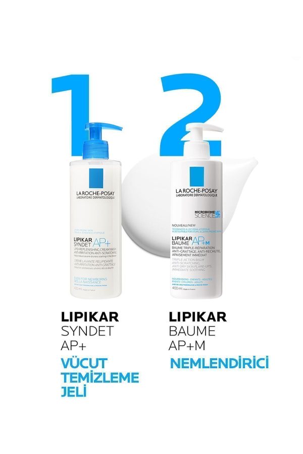 کرم بدن اورجینال برند La roche posay مدل Lipikar Baume Balsam Losyon Ap+m کد 79200153 - Image 6
