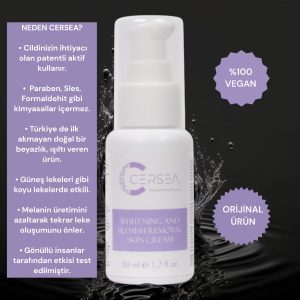 کرم صورت اورجینال برند Cersea مدل Whitening and blemish removal cream کد 881232102