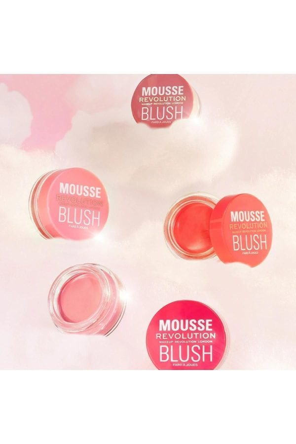 رژ گونه اورجینال برند Revolution مدل Revolution Mousse Blush Passion کد 741414137 - Image 6