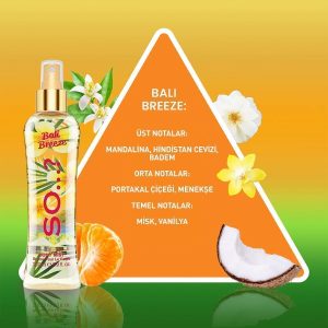 اسپری بدن اورجینال برند So fragrance مدل Bali Breeze Vücut Spreyi 200ml کد 776908106