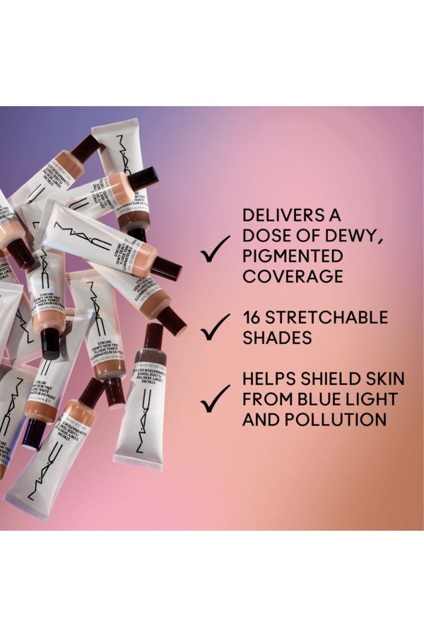 کرم فاندیشن اورجینال برند Mac مدل STROBE DEWY SKIN TINT کد 834178061 - Image 6