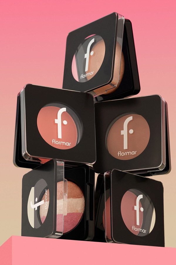 رژ گونه اورجینال برند Flormar مدل Mat Bitişli Kompakt Allık کد 714923812 - Image 7