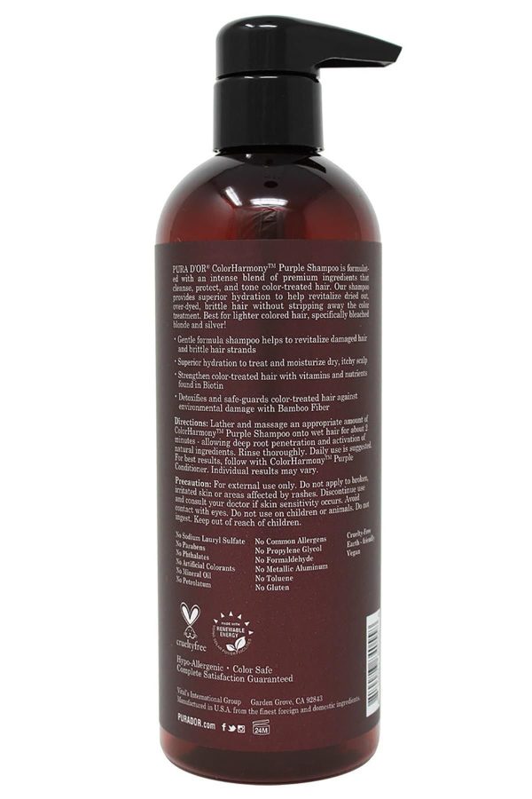 شامپو اورجینال برند Pura d or مدل Color Harmony Mor Şampuan 473ML کد 850897027 - Image 2