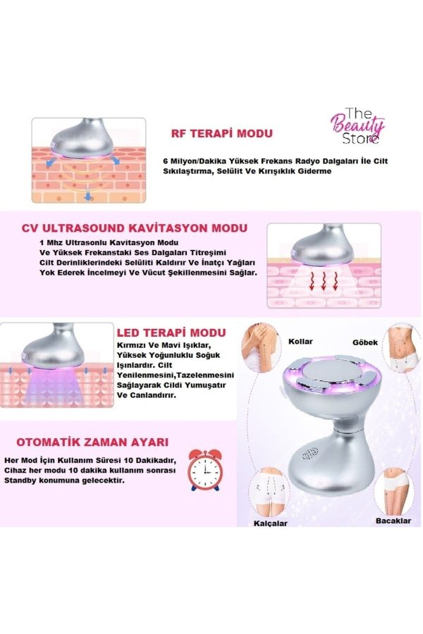 ماساژور صورت اورجینال برند Thebeautystore مدل Mini Kavitasyon Cihazı کد 351747626 - Image 2