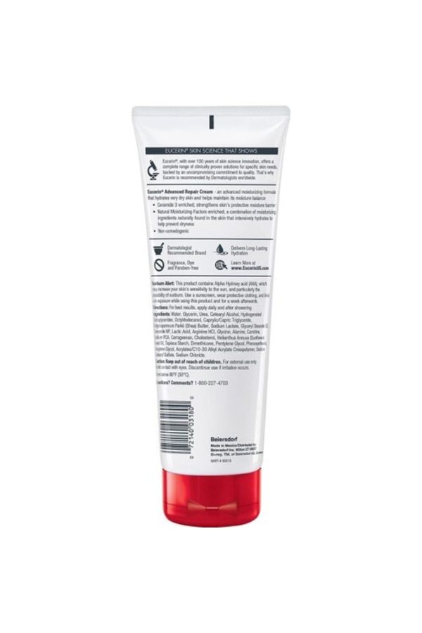 کرم بدن اورجینال برند Eucerin مدل Advanced Nemlendirici Krem 226 Gr کد 376687058 - Image 2