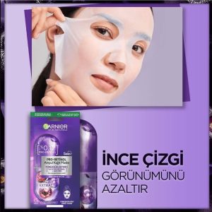ماسک صورت اورجینال برند Garnier مدل Pürüzsüzleştirici Ampul Kağıt Yüz Maskesi کد 700632113