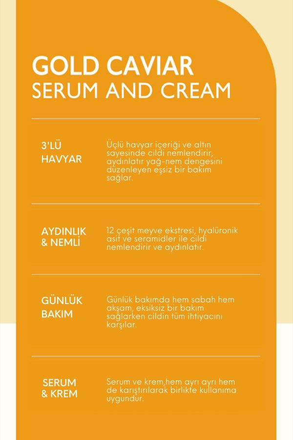 کرم صورت اورجینال برند Maxclinic مدل Gold Caviar Serum And Cream کد 739072411 - Image 3
