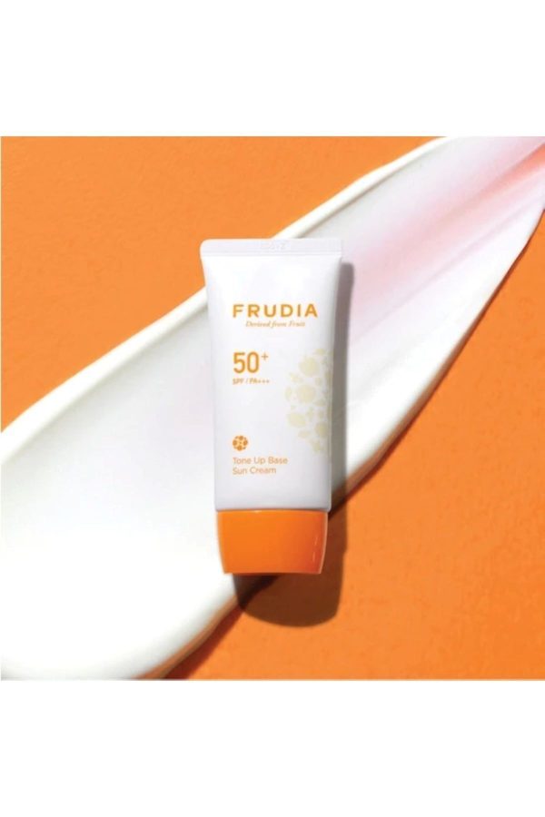 ضد آفتاب صورت اورجینال برند Frudia مدل Tone-Up Base Sun Cream کد 836303330